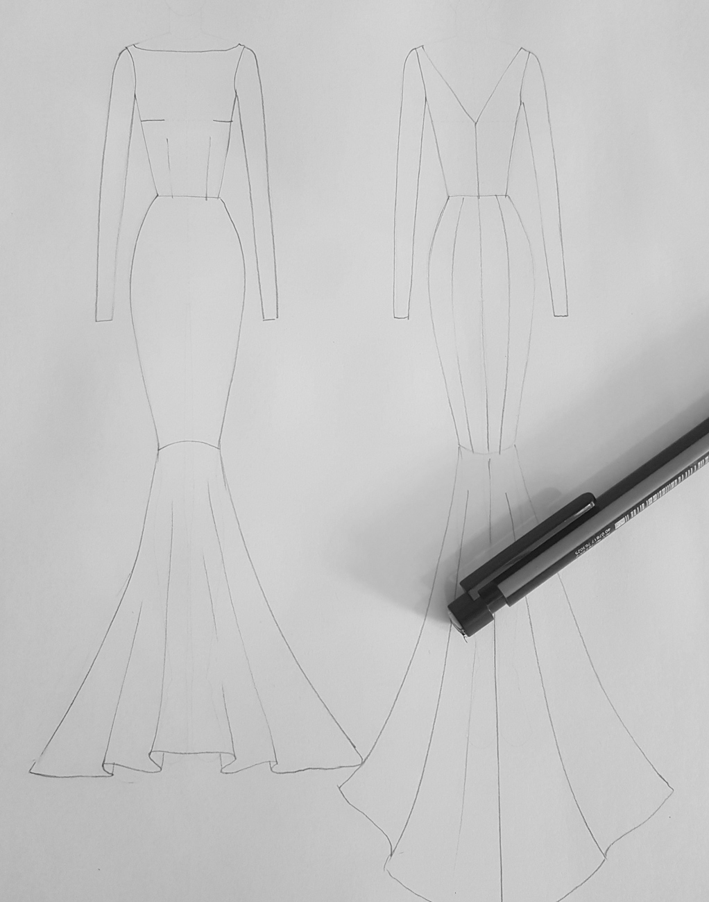 Wedding Gown Sketch